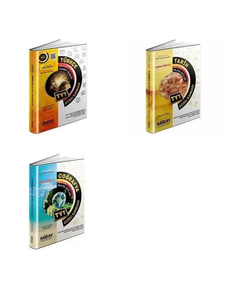 Miray TYT Türkçe Tarih Coğrafya Konu Özetli Soru Bankası