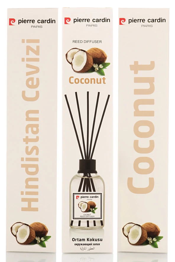 Pierre Cardin Reed Diffuser 110 ml - Coconut -  Hindistan Cevizi Ortam Kokusu