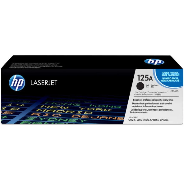 Hp CB540A (125A) Siyah Orjinal Toner