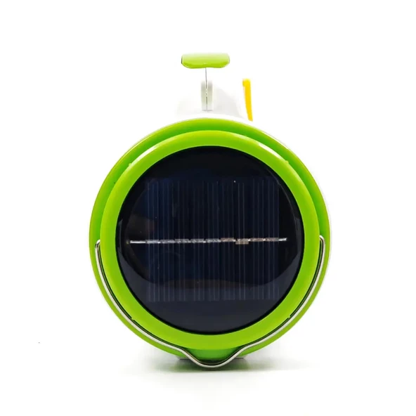 Gold Police Solar&Şarjlı El Feneri JQ-6088 3 W (Projektör) Yeşil - 3