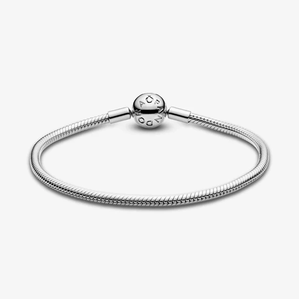 Pandora 590728 19cm-Moments Düz Klipsli Bileklik - 2