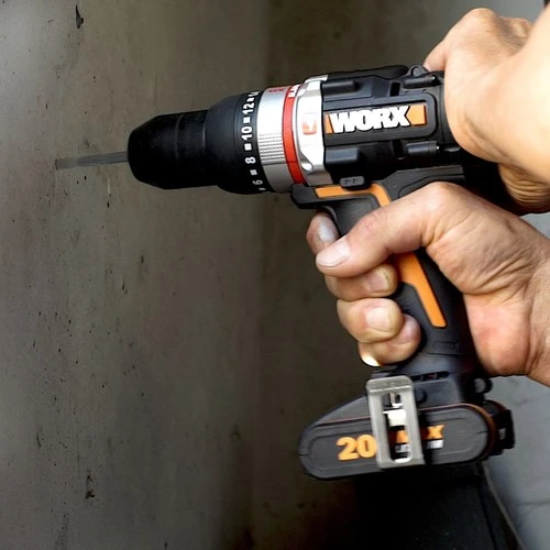 WORX WX-JCR 20Volt/2.0Ah Li-ion Çift Akülü Kömürsüz Profesyonel Darbeli Şarjlı Matkap - 5