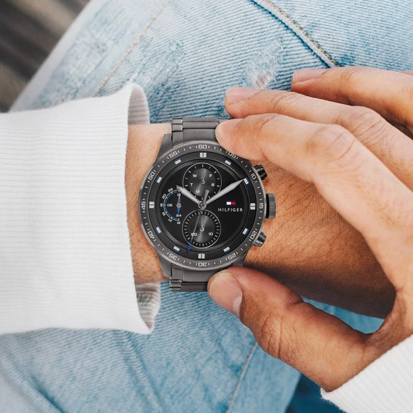 Tommy Hilfiger TH1791806 Erkek Kol Saati - Resim 4