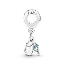 Pandora 791697C01-Balık, Deniz Kaplumbağası ve Deniz Kabuğu Üçlü Sallantılı Charm - 7