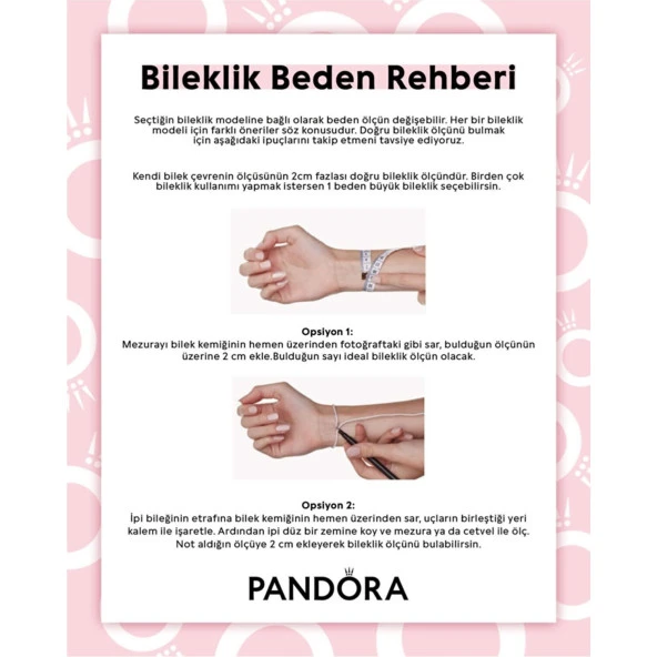 Pandora 580719 19cm-Moments 14 Ayar Pembe Altın Kaplama Kalp Klipsli 925 Ayar Gümüş Bileklik - 3