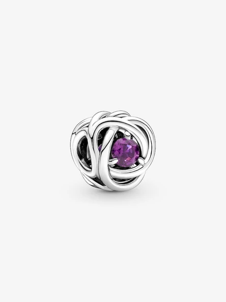 Pandora 790065C02-Mor Sonsuzluk Sarmalı Charm ürün görseli