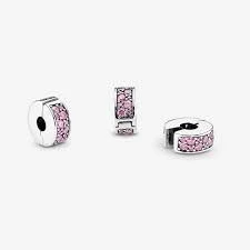 Pandora 791817PCZ-Pembe Pavé Klips - 3
