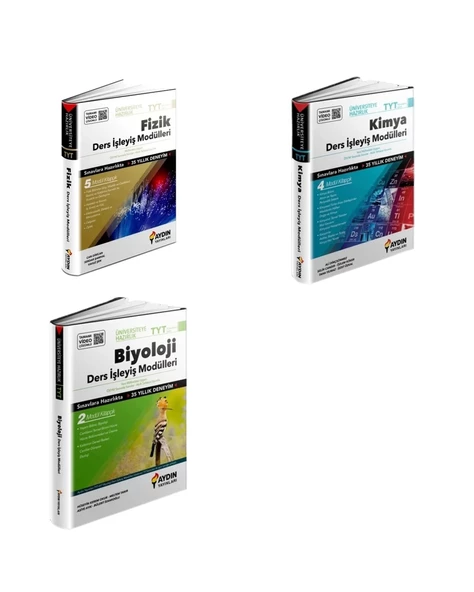 TYT Fizik Kimya Biyoloji Ders İşleyiş Modülleri
