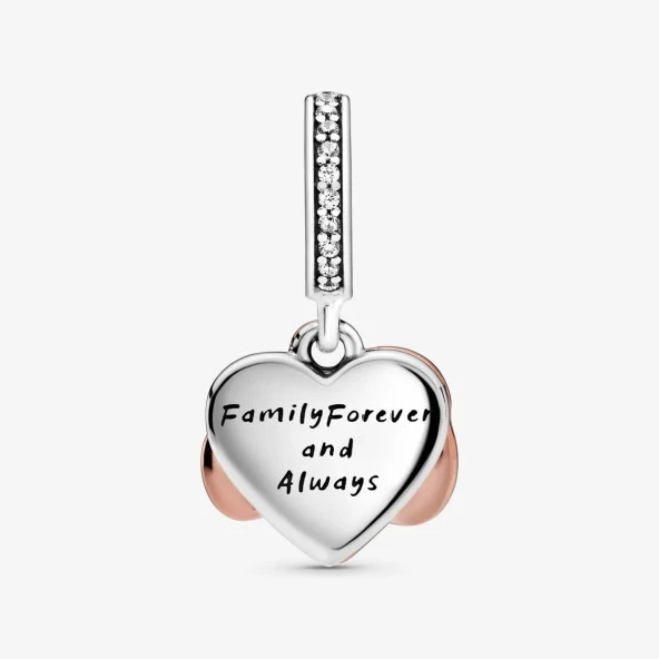 Pandora 788878C01-Işıltılı Sonsuz Sevgi Sallantılı Charm - 2