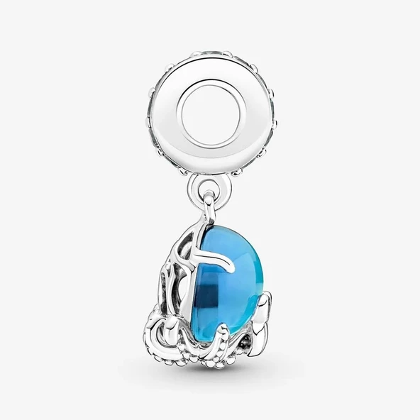 Pandora 791694C01-Murano Camı Sevimli Ahtapot Sall - 2