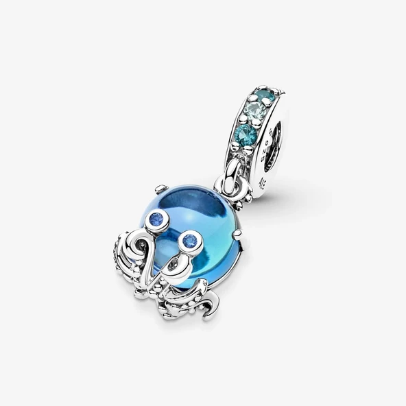 Pandora 791694C01-Murano Camı Sevimli Ahtapot Sall - 4