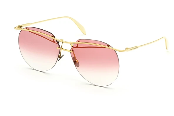 Alexander McQueen AM0155SA 002 60 Kadın Güneş Gözlüğü - Resim 2