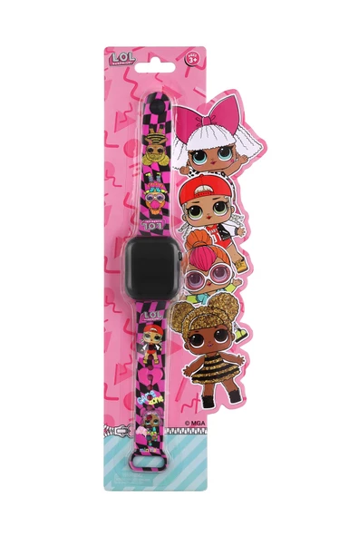 Miniflak LOL Surprise! Lisanslı LOL5092 Pembe-Siyah Çocuk Kol Saati - 3