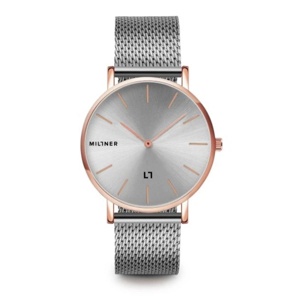 Millner Mayfair S Kol Saati  Rose Silver  36 mm