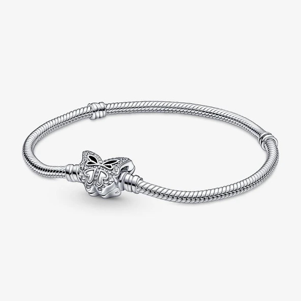 Pandora 590782C01 17cm-Moments Kelebek Klipsli Bileklik - 2