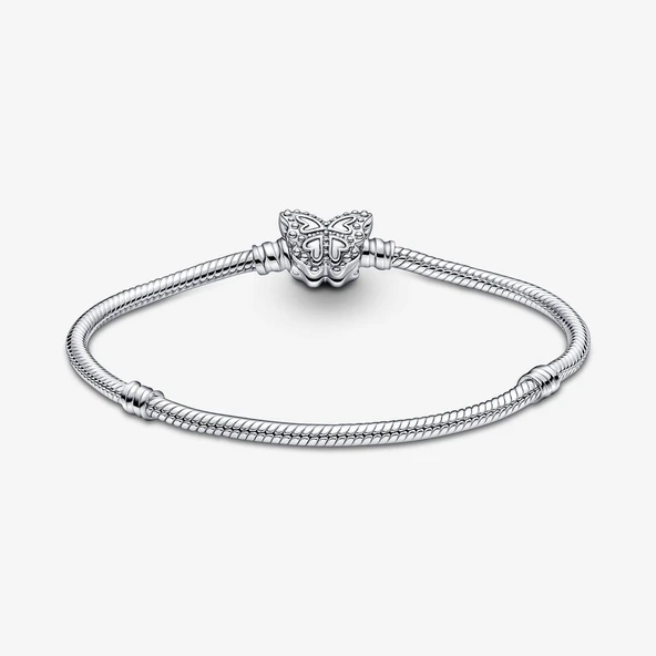Pandora 590782C01 17cm-Moments Kelebek Klipsli Bileklik - 3