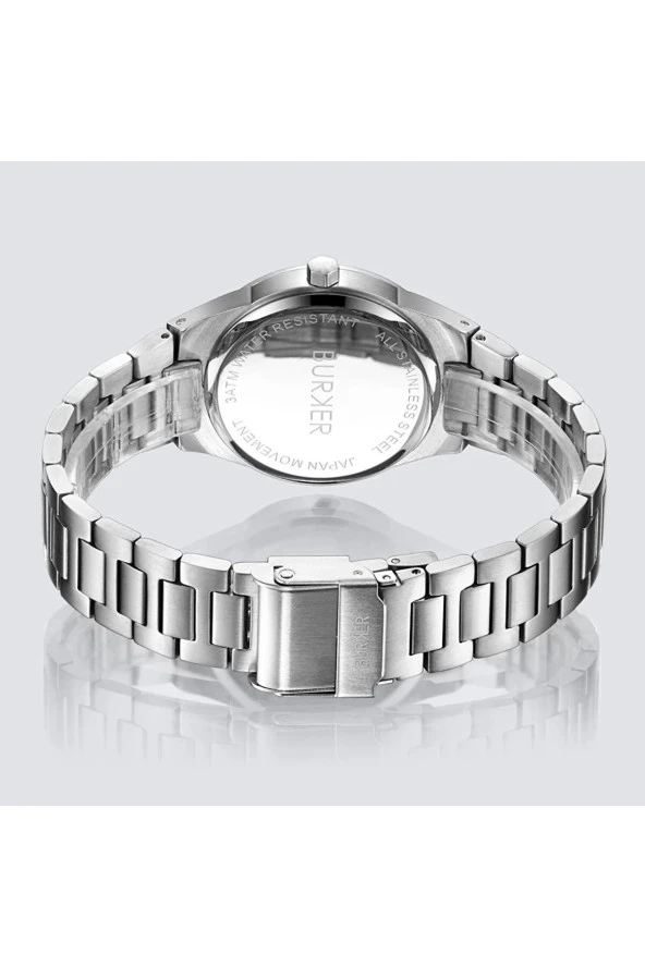 Burker Adam & Eve Silver White Çift Kol Saati - Resim 4