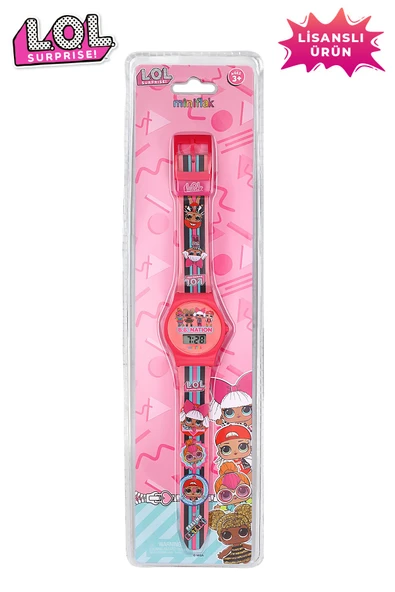 MiniFlak Lisanslı L.O.L. SURPRISE! LOL7153 Kız Çocuk Kol Saati ürün görseli