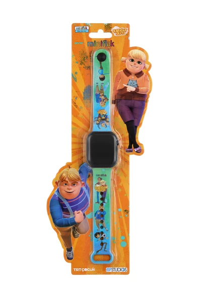 Miniflak Lisanslı Rafadan Tayfa RF5092 Mavi-Yeşil Çocuk Kol Saati - Resim 3