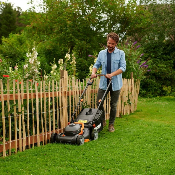 WORX WG743E 40Volt 4.0Ah. Li-ion 40cm Profesyonel Şarjlı Çim Biçme - 8