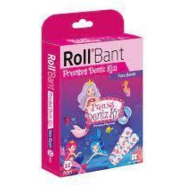Roll Bant Yarabandı Prenses Denızkı 12lı