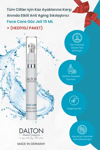 Tüm Ciltler Için Kaz Ayaklarına Karşı Anında Etkili Anti Aging Sıkılaştırıcı Face Care Göz Jeli