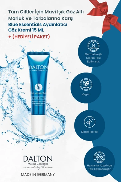 Tüm Ciltler Için Mavi Işık Göz Altı Morluk Ve Torbalarına Karşı Blue Essentials Aydınlatıcı Göz Krem
