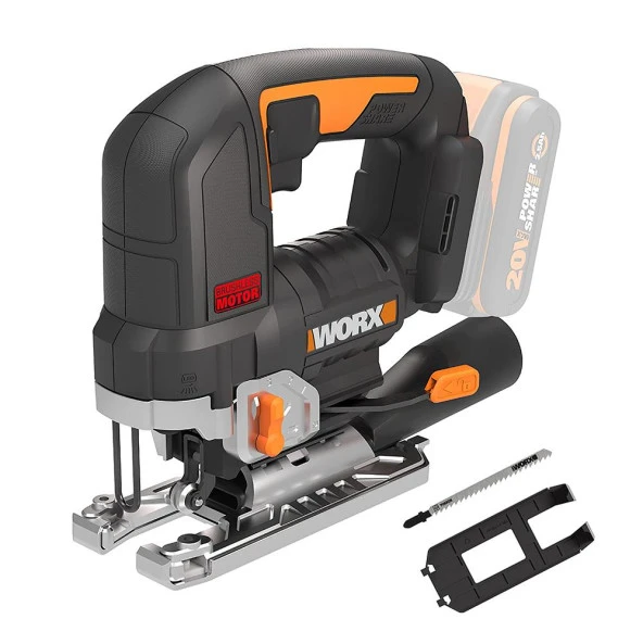 WORX WX542.9 20Volt Profesyonel Kömürsüz Dekupaj Testere (Akü Dahil Değildir) - 6