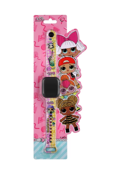 Miniflak LOL Surprise! Lisanslı LOL5089 Pembe-Sarı Çocuk Kol Saati - 3