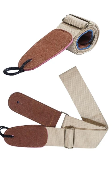 Midex HG22 Gitar Omuz Askısı Krem Renk 5 mm Genişlik 87-146 cm - Resim 2