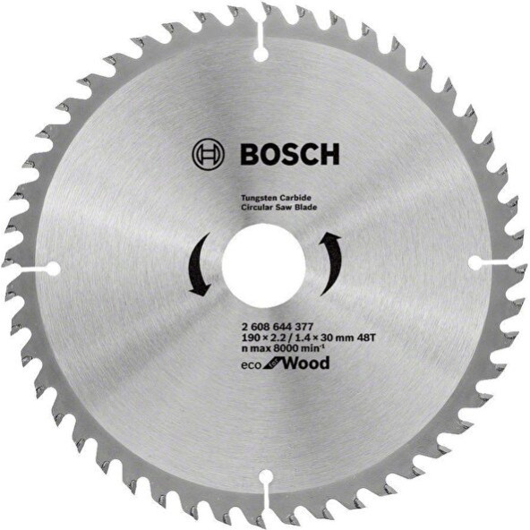 Bosch Eco For Wood 190X30 48 Diş Ahşap Testere