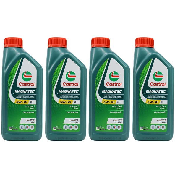 Castrol Magnatec 5W-30 A5 1 Lt Motor Yağı (4 Adet)
