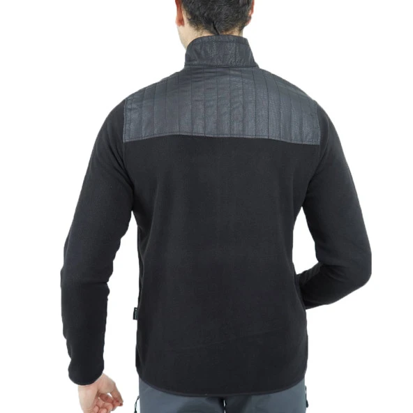 Alpinist Zeta Erkek Polar Mont Siyah (600507) - Resim 3