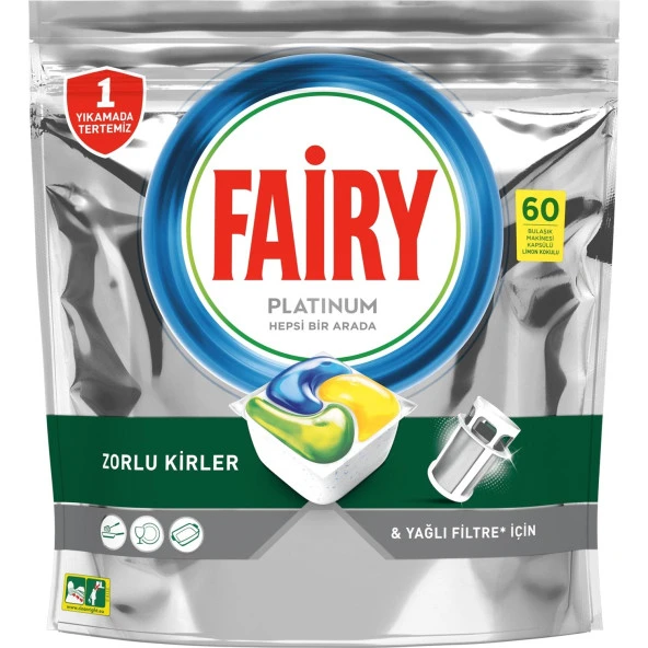 Fairy Platinum Bulaşık Makine Deterjanı 60 Tablet - 2