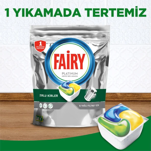 Fairy Platinum Bulaşık Makine Deterjanı 60 Tablet - 3