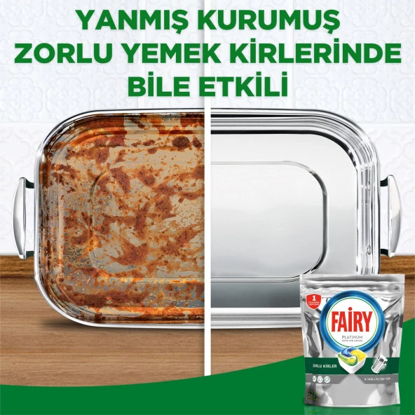 Fairy Platinum Bulaşık Makine Deterjanı 60 Tablet - 4