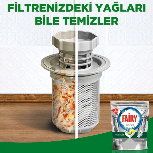 Fairy Platinum Bulaşık Makine Deterjanı 60 Tablet - 5