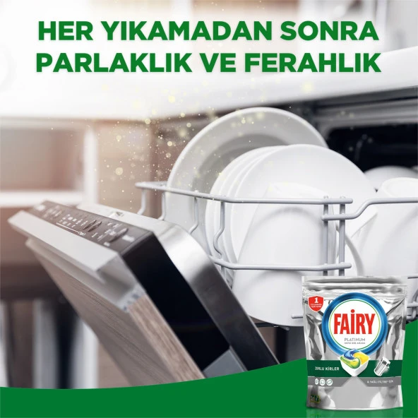 Fairy Platinum Bulaşık Makine Deterjanı 60 Tablet - 6