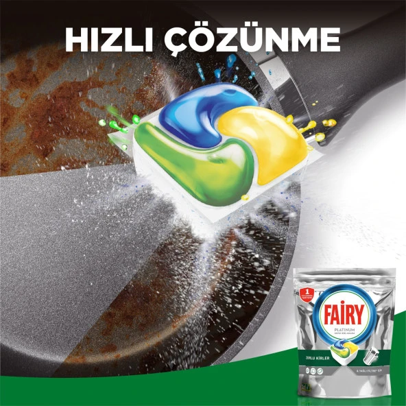 Fairy Platinum Bulaşık Makine Deterjanı 60 Tablet - 7
