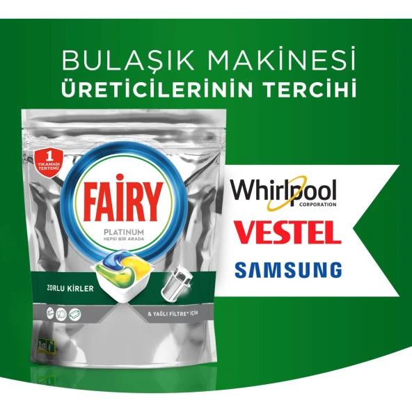 Fairy Platinum Bulaşık Makine Deterjanı 60 Tablet - 9