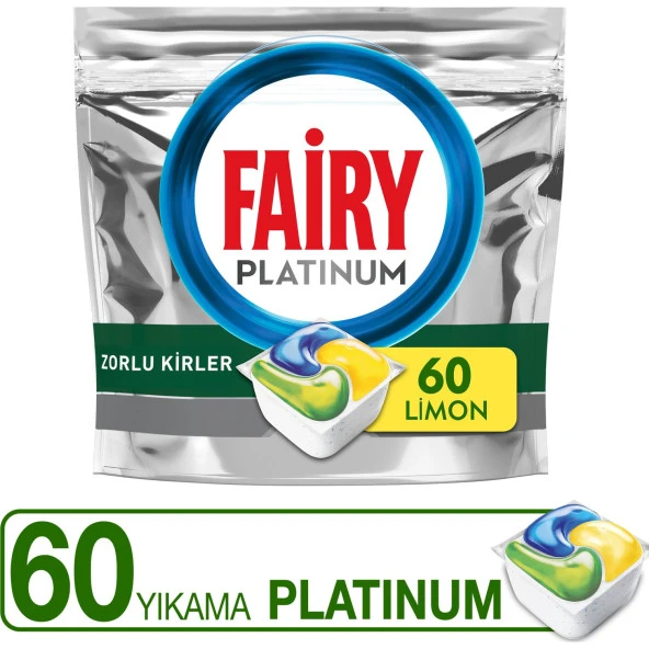 Fairy Platinum Bulaşık Makine Deterjanı 60x2 120 Tablet