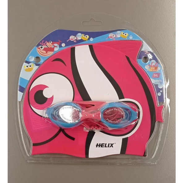 Helix KBS400 Çocuk Yüzücü Gözlüğü ve Bone - 3