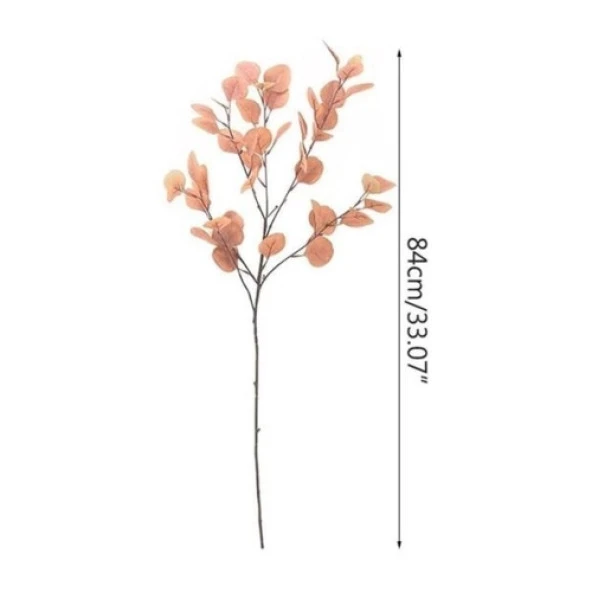 BİZAHMETGELSİN® 100 cm Dekoratif Dallı Sedef Ağacı Çiçeği Yapay Sahte Süs Bitkisi