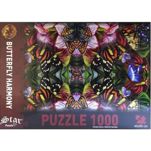 Star Oyun Kelebek Uyumu 1000 Parça Puzzle