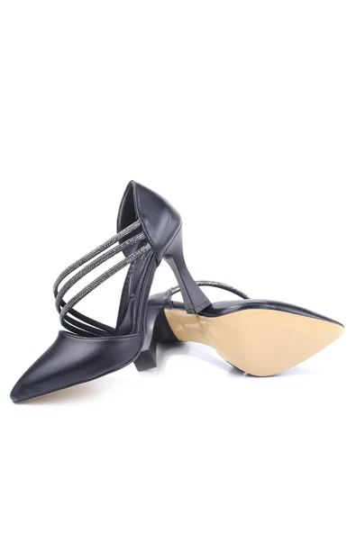 Ceylan 3560 Kadın 9 Cm Topuklu Taşlı Stiletto Ayakkabı - Resim 9