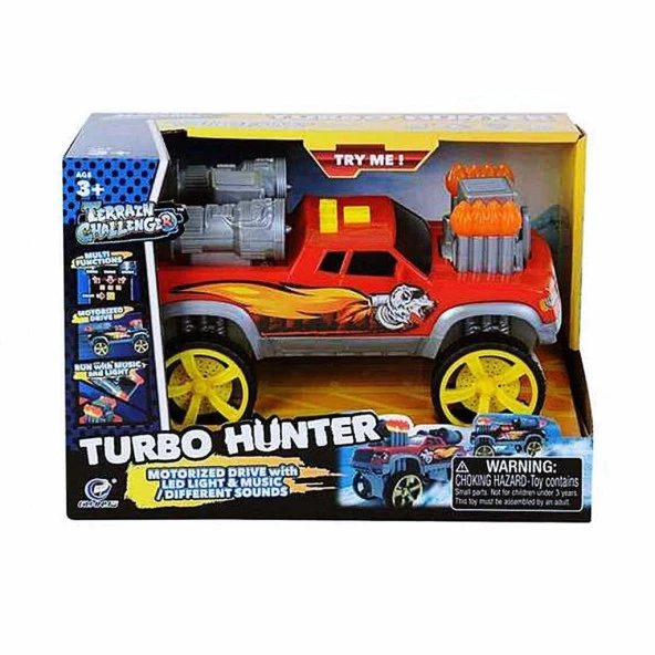 Canem Kutulu Pilli Bas bırak Turbo Hunter Jeep GY-815 - 2