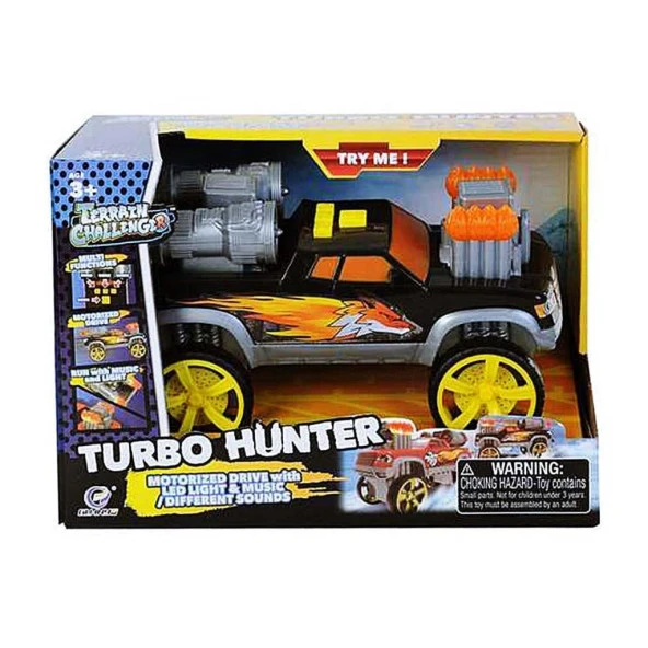 Canem Kutulu Pilli Bas bırak Turbo Hunter Jeep GY-815 - 3