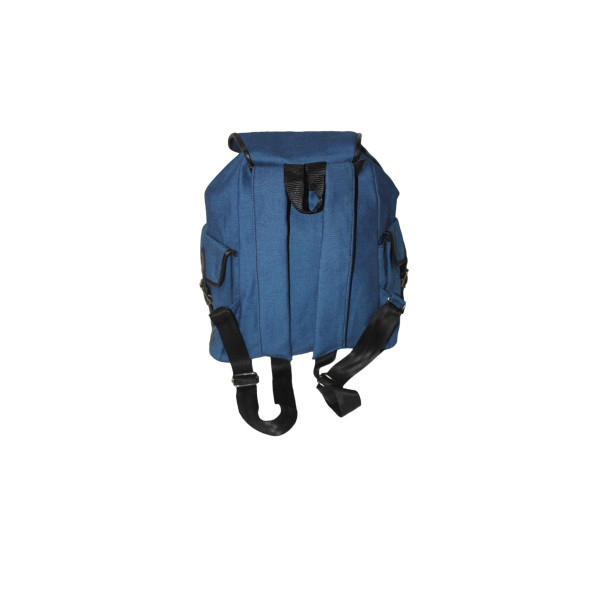 Mebes Sırt Çantası Denim Kumaş Mavi renk  3 Cep 3cepkotmavi003 - 6