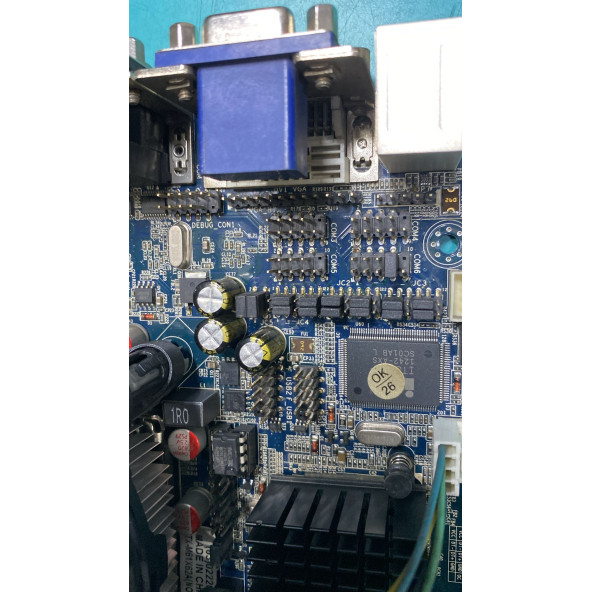 ITX M61X62A Intel H61 6COM 2Giga LAN DVI + VGA Mini ITX Motherbard with 4GB DDR3 INTEL G2130 İŞLEMCİ - 3