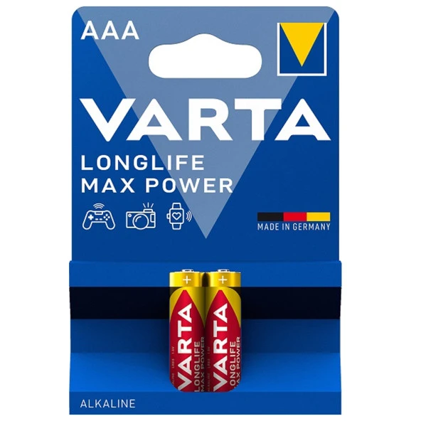 Varta Longlife Max Power 2 AAA ürün görseli 1